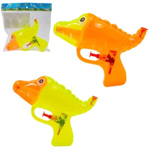 PISTOLA LANCA AGUA JACARE TRANSCOLOR 15X13CM