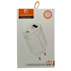 CARREGADOR FONTE USB HMASTON LR11 38W PD20W+QC3.0