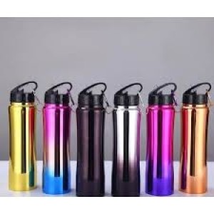 GARRAFA TERMICA 600ML COM CHAVEIRO E FURTA COR