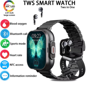 RELOGIO SMART WATCH COM FONE DE OUVIDO