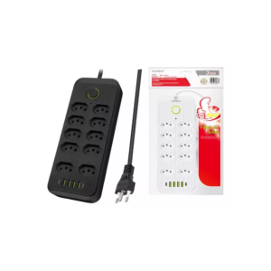 EXTENSAO FILTRO DE LINHA 10 TOMADAS 4 USB 2 TIPO C KAP BOM 2M KA-7237