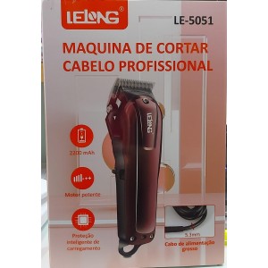 MAQUINA DE CORTAR CABELO PROFISSIONAL LELONG LE-5051