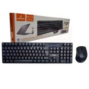 TECLADO E MOUSE SEM FIO LEHMOX LEY-176