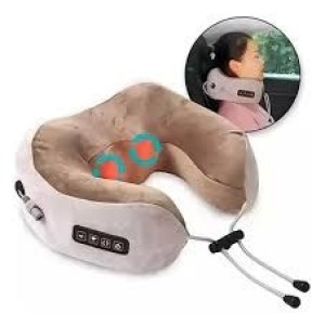 MASSAGEADOR DE PESCOÇO TRAVESSEIRO ELETRICO TOMATE AM-132