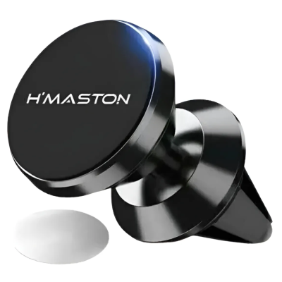 Suporte Magnético Para Carro Imã Universal Cj-54 Veicular Preto