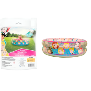 PISCINA INFLAVEL 2 ANEIS 70L PRINCESAS 22X75CM