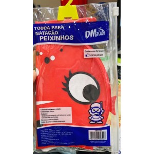 TOUCA PARA NATAÇÃO PEIXINHOS DE SILICONE INFANTIL FUNDO DO MAR