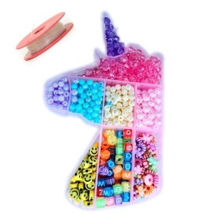 KIT BIJUTERIAS / MIÇANGAS 800 PEÇAS UNICORNIO