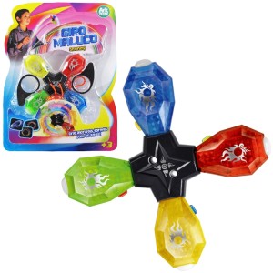 VAI E VEM PUXE E GIRA COM LUZ GIRO MALUCO SPINNING COLORS A BATERIA