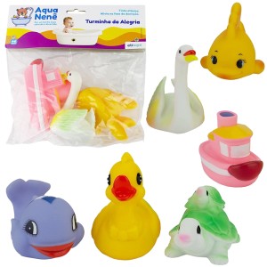 KIT ANIMAL DE VINIL SORTIDOS COM 3 PECAS BQ-5006