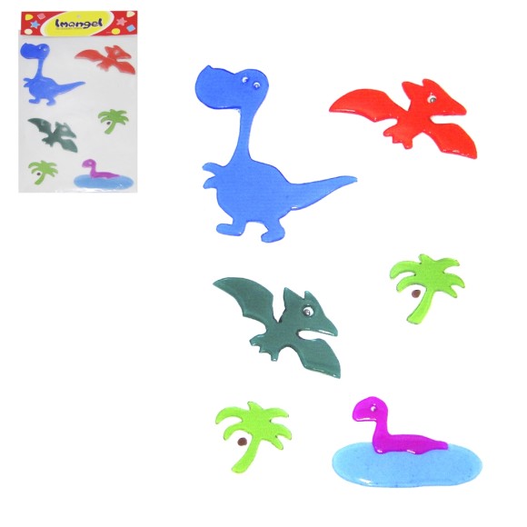 GEL DECORATIVO AUTOADESIVO SUPER DINOSSAURO