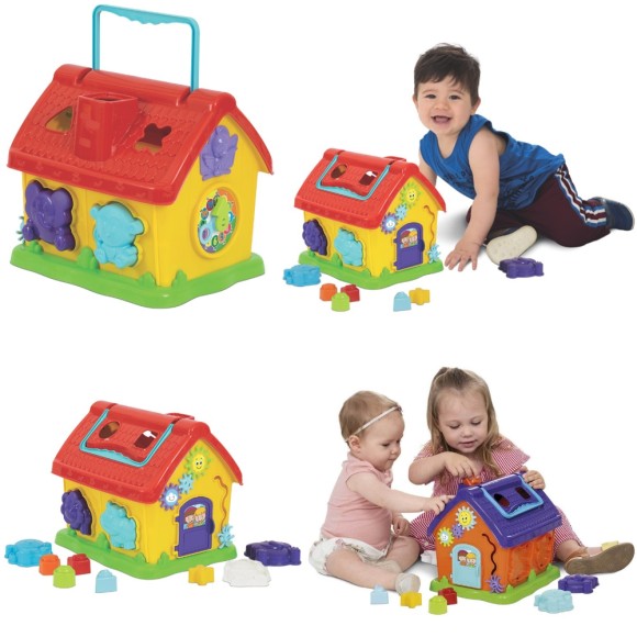 CASA CASINHA DA DINDA ARANHA DIDATICA COLORS COM ALCA 10 PECAS