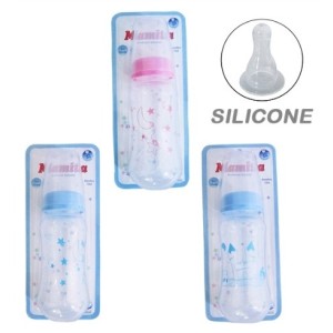 MAMADEIRA PREMIUM DECORADA COM BICO DE SILICONE COLORS 150ML