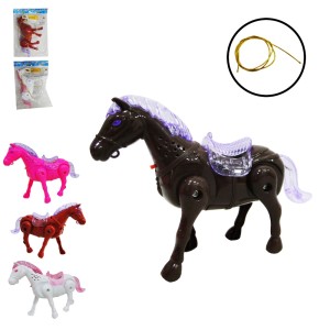 CAVALO COM MOVIMENTO + ACESSORIO + SOM E LUZ COLORS A PILHA PRODUTO A UNIDADE