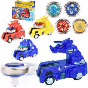PIAO / BLADE COM LANCADOR ZIP ZAP DINO TIGER CAR COM LUZ COLORS A UNIDADE