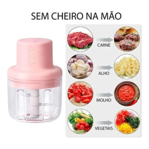 MINI PROCESSADOR DE ALIMENTOS PORTATIL SEM FIO LE-783