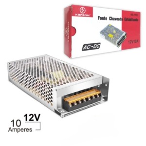 FONTE CHAVEADA ESTABILIZADA KAPBOM 12V/10A KA-1502
