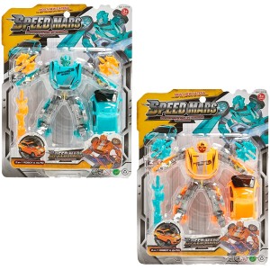 ROBO TRANSFORME CARRO SPEED MARS COM ACESSORIOS 5 PECAS