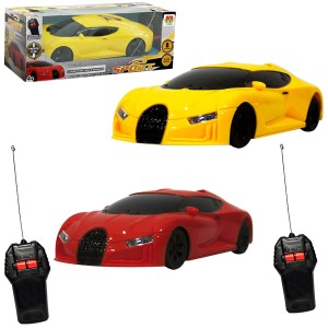 CARRO COM CONTROLE REMOTO SEM FIO SPORT COLORS A PILHA