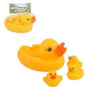 KIT PATO/ PATINHO DE VINIL COM 4 PEÇAS